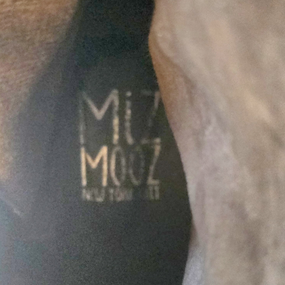 Miz Mooz Gray Leather Wedge boots - Picture 8 of 12